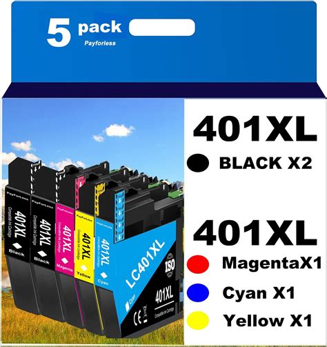 Amazon.com: LC401XL Ink Cartridges Compatible for Brother .